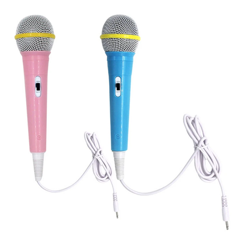 Kids Wired Microphone Musical Instrument Singing MIC Children Funny Gift Music Toy Microphone Toy Boy Girl Christmas Gift headset with mic