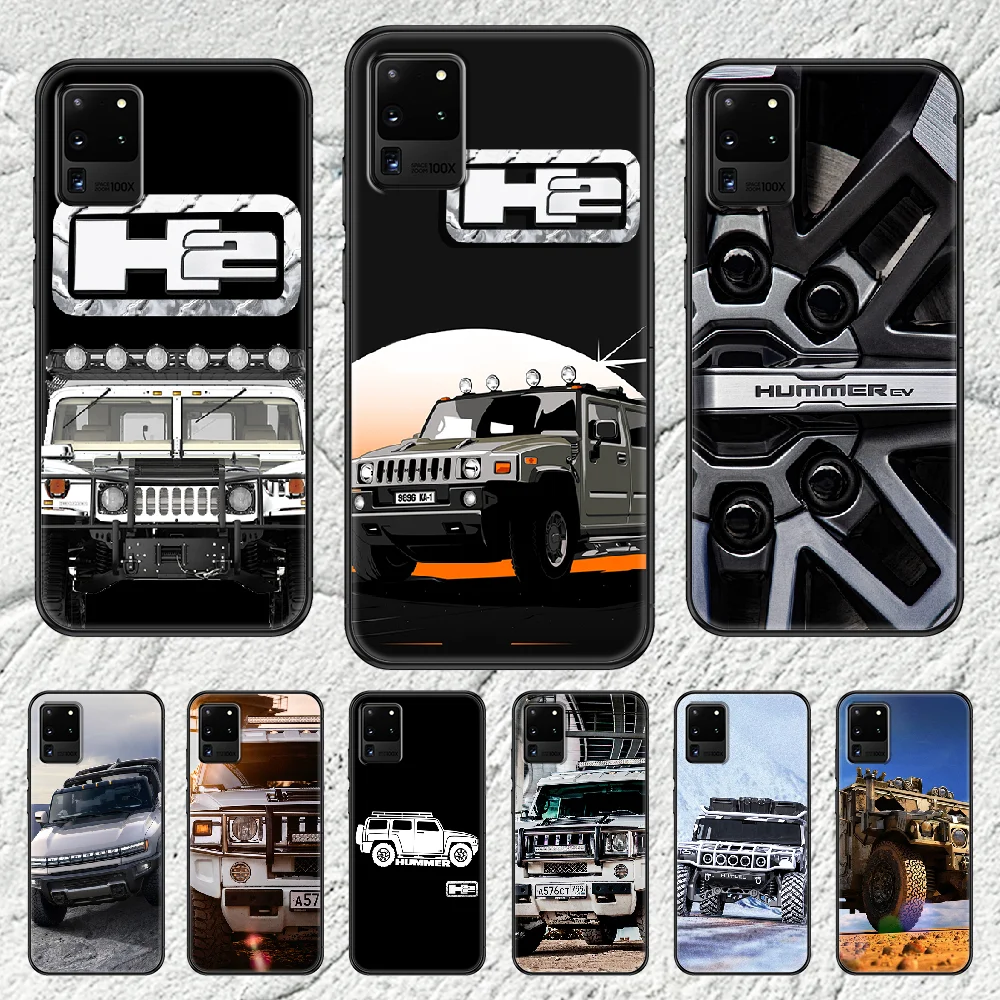 Чехол для телефона с логотипом Hummer H2 Samsung Galaxy Note 4 8 9 10 20 S8 S9 S10 S10E S20 Plus UITRA