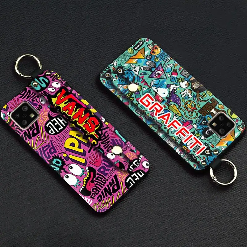 Original Graffiti Phone Case For Sharp Aquos Sense4 4G/Sense 5G Woman Dirt-resistant Durable | Мобильные телефоны и