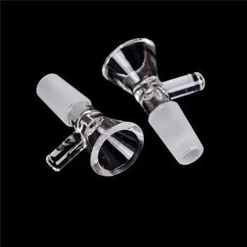 

School Laboratory Glassware Borosilicate Glass Joint Clear Slide Male Glass Bowl w/Handle Funnel Type Bowl Chemistry 14mm/18mm