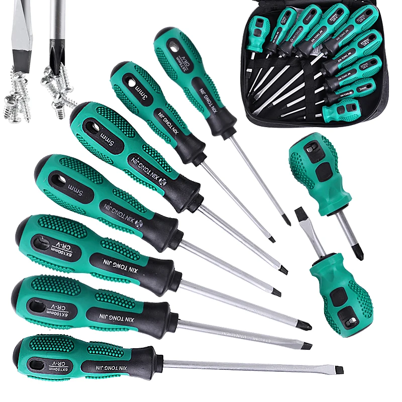 

JUNEFOR Набор отверток магнитные многофункциональные отвертки ремонтные инструменты для дома edc изолированные отвертки набор ручных инструментов