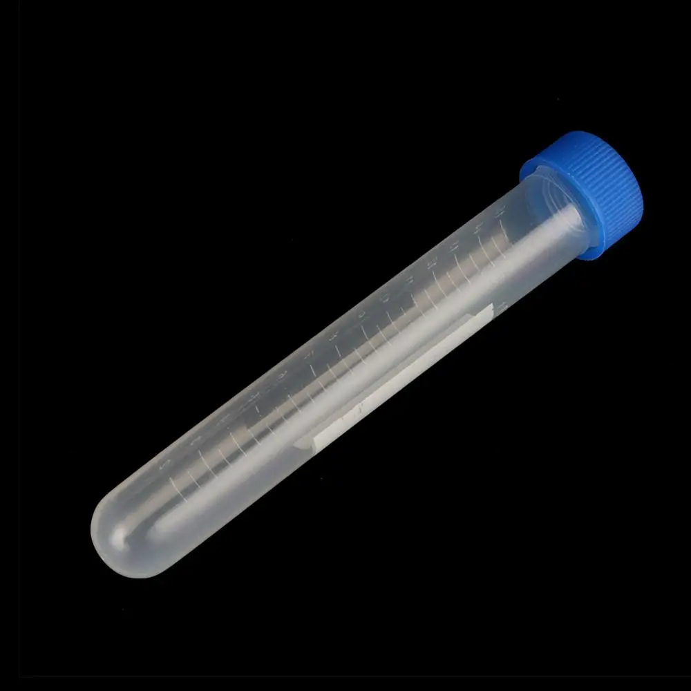 15ml Screw Cap Round Bottom Centrifuge Tube Free-standing Centrifugal Tube Laboratory Analysis Sample Vial 5 Pcs centrifuge tube