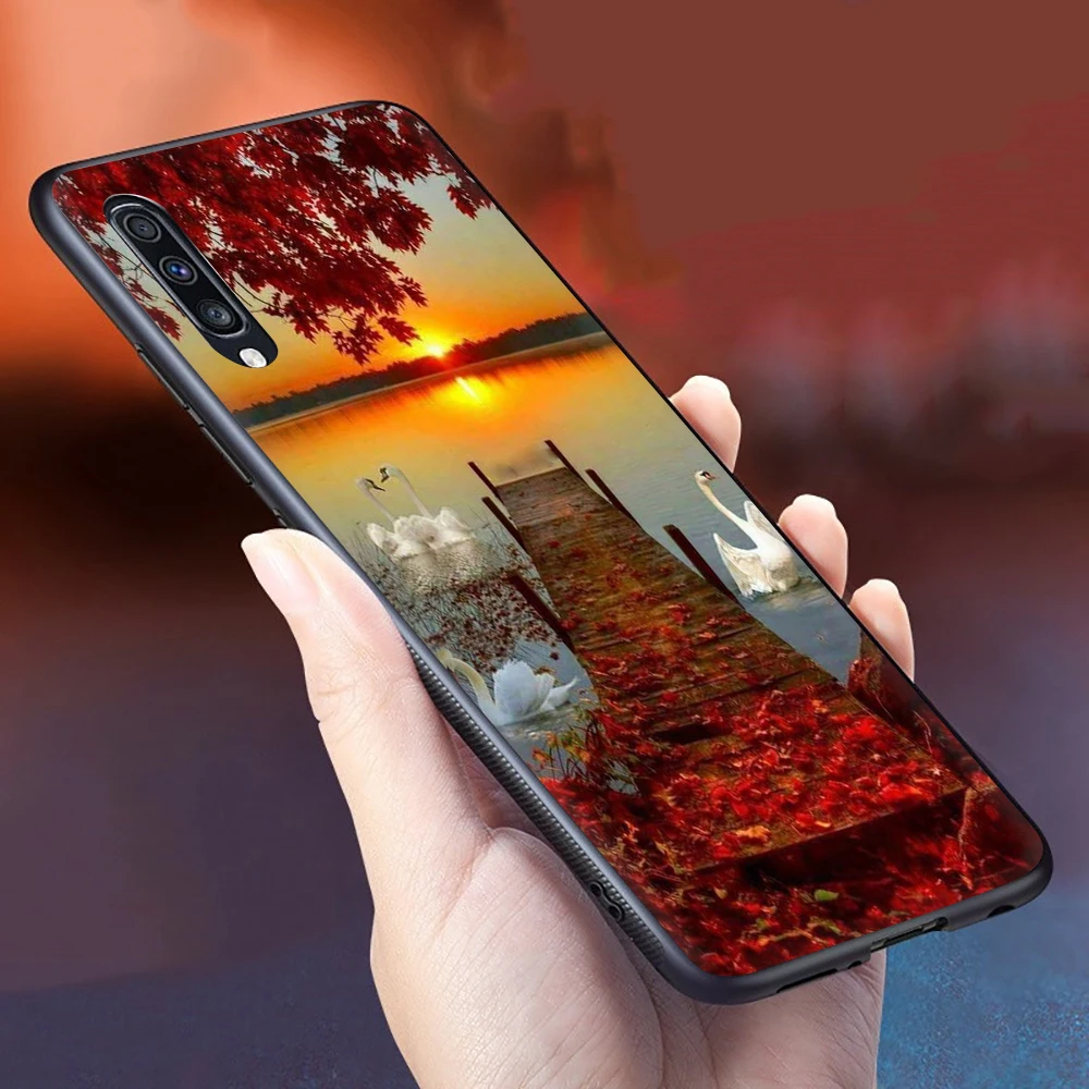 Дерева природы мягкий силиконовый чехол для телефона для samsung A2 Core A10s A20E A20s A30s A40s A50s A60 A70s - Цвет: B4