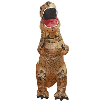 

Halloween Christmas Dinosaur Inflatable Suit Tyrannosaurus Wreck Inflatable Clothing Cosplay Performance Costume Child Adult