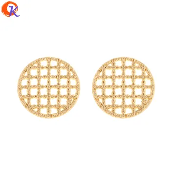 

Cordial Design 100Pcs 21*21MM Jewelry Accessories/DIY Making/Earrings Connectors/Round Net Shape/Hand Made/Jewelry Findings