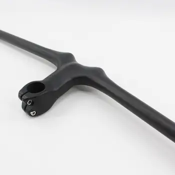 

New Mountain bike 3K full carbon fibre handlebar carbon bicycle handlebar and Stem integratived 580-720x90-120mm MTB bike parts
