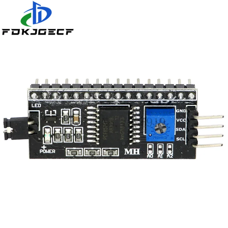 1 шт. порт модуля последовательной платы PCF8574 IIC/I2C/TWI/SPI интерфейсный модуль 1602 2004 ЖК дисплей|Интегральные схемы| | АлиЭкспресс