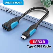 Vention usb c para usb adaptador otg cabo usb tipo c macho para usb 3.0 2.0 cabo fêmea para macbook pro huawei otg tipo-c adaptador