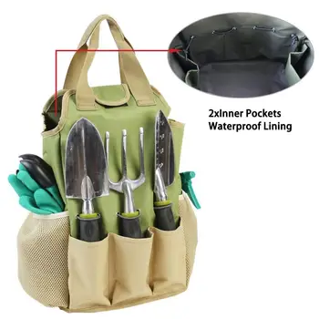 

Multi-functional Portable Bucket Tool Bag Storage Holder Organizer Garden Tool Kits Waist Packs Oxford Cloth