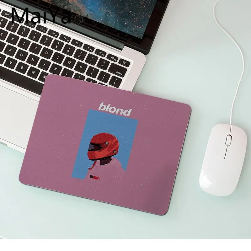 No Lock Edge25x29cm MaiYaCa Одежда высшего качества Рисунок Frank Ocean блондинка высокие Скорость коврик для мыши с изображением Размеры для 18x22 см 25x29 см резино - Цвет: No Lock Edge25x29cm