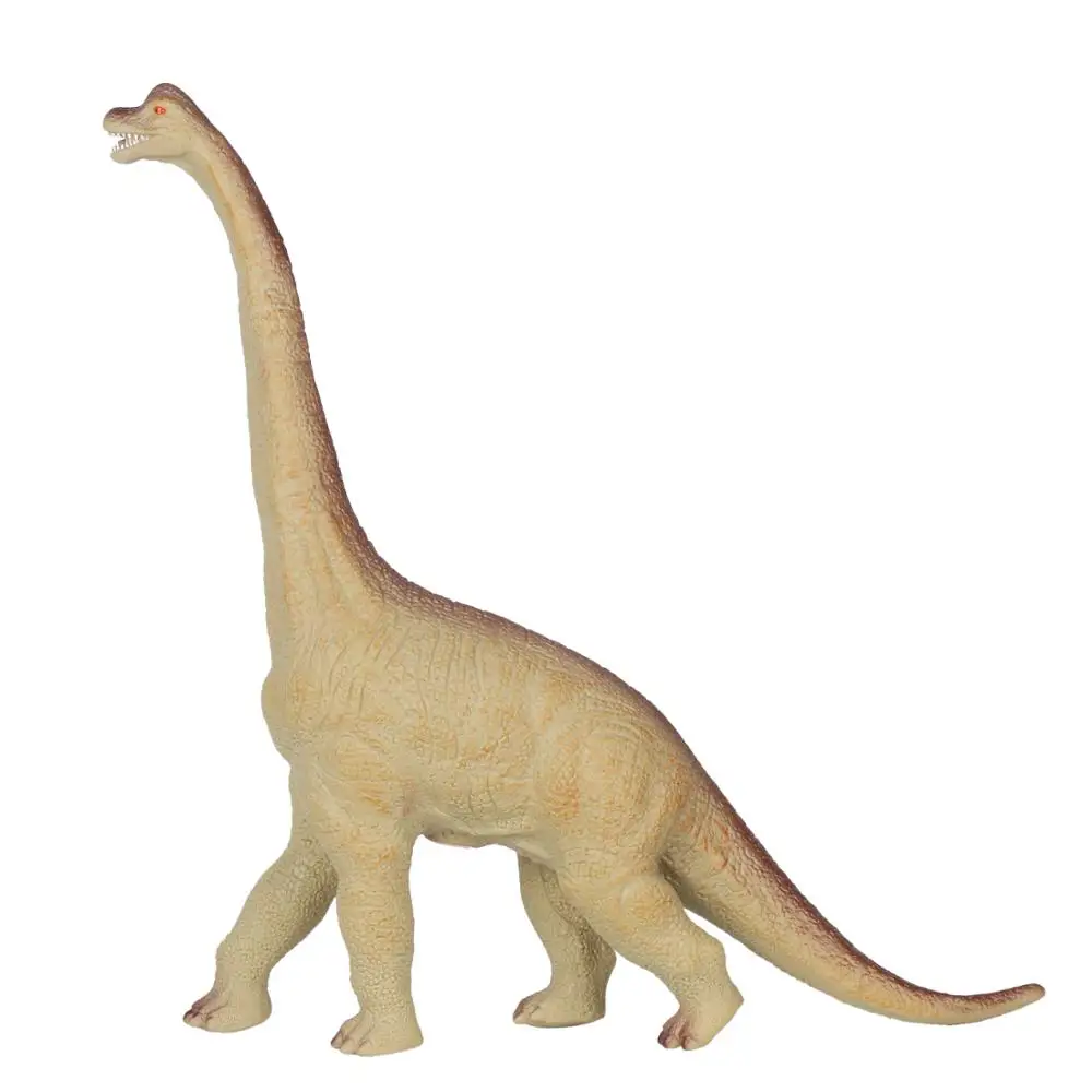 Huang Cheng игрушки 16 дюймов Брахиозавр Фигурка динозавра модель животного ПВХ чучела хлопок Мягкий сенсорный сцена украшения в саду