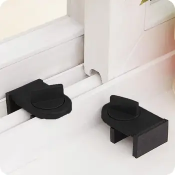 

Baby Safety Adjustable Cabinet Locks Children Window Lock Sliding Sash Stopper Door Restrictor Kids Safety Care Plastic Locks