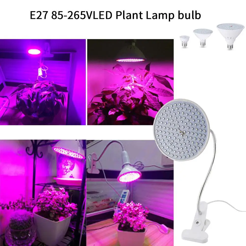 3 Вт 8 Вт 12 Вт 85-265 в фитолампа полный спектр светодиодный светильник для выращивания E27 лампа для растений фитолампа для комнатных саженцев цветок для выращивания палаток коробка