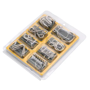 

Nine Serial Learning Education Metal Educational Developmental Baby Kids Training Toy Nine Link