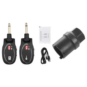 

SEWS-Uhf Wireless Guitar Transmitter Receiver Set 50M Transmission Range & Freewheel Body Hub Cassette Remover