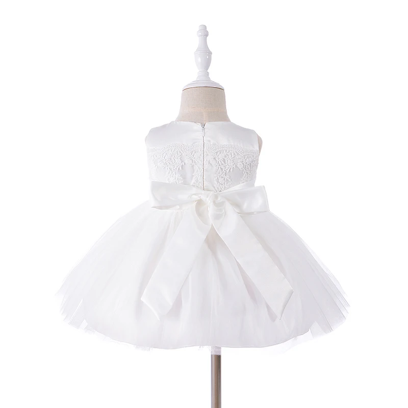 Платье для крещения для маленьких девочек, набор для волос, Vestidos Bebe, детская одежда, официальная одежда, крещение новорожденного, халат