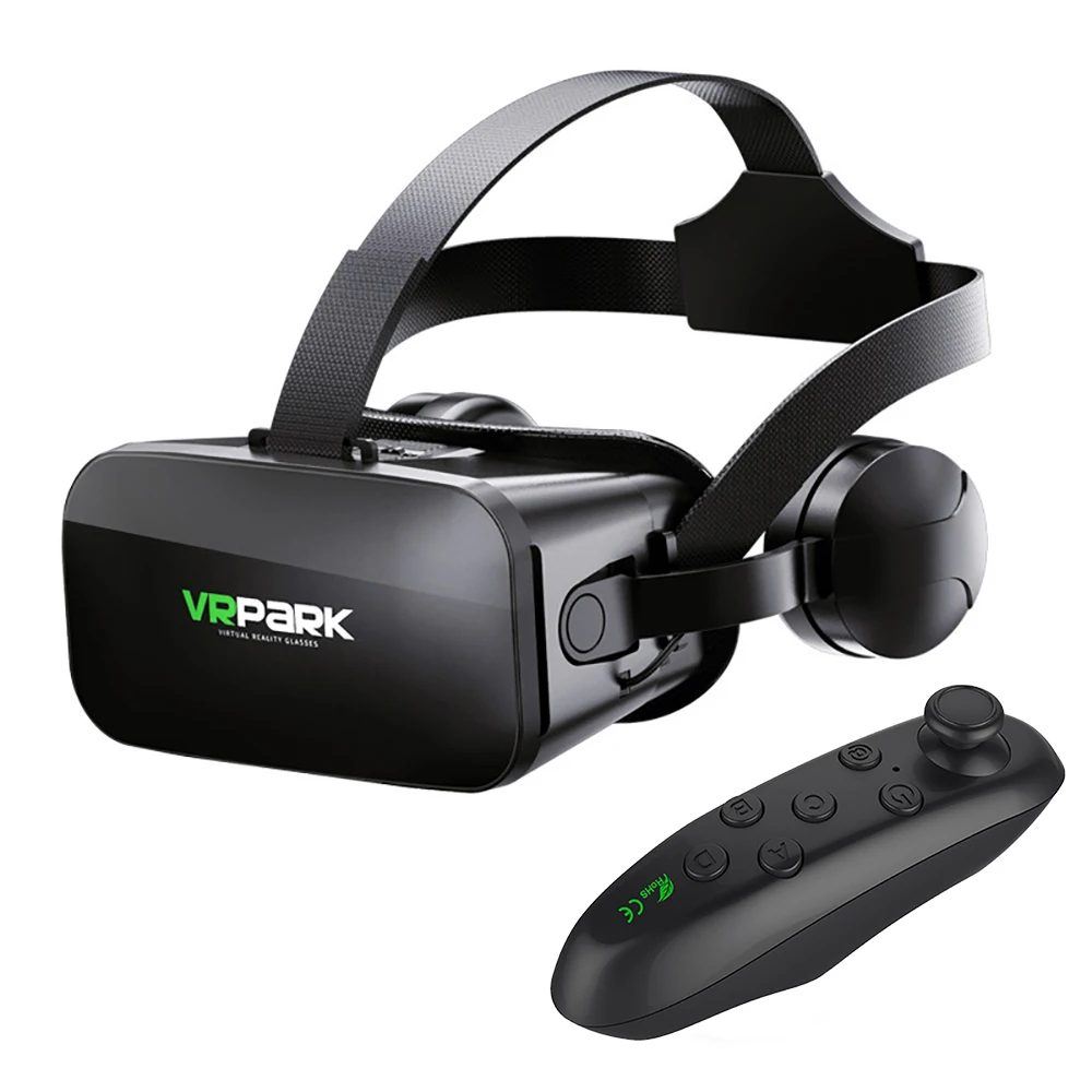 VR and Controller Rovtop 3D очки виртуальной реальности очки VRPARK J20 для iPhone Android смартфон игры с гарнитурой контроллеры Z4 - Цвет: VR and Controller