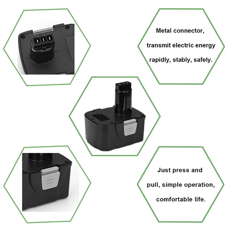 Аккумуляторная дрель, сменная аккумуляторная батарея для Interskol H12 Ni-CD 12V 2000 mAh, запасная батарея для электроинструмента