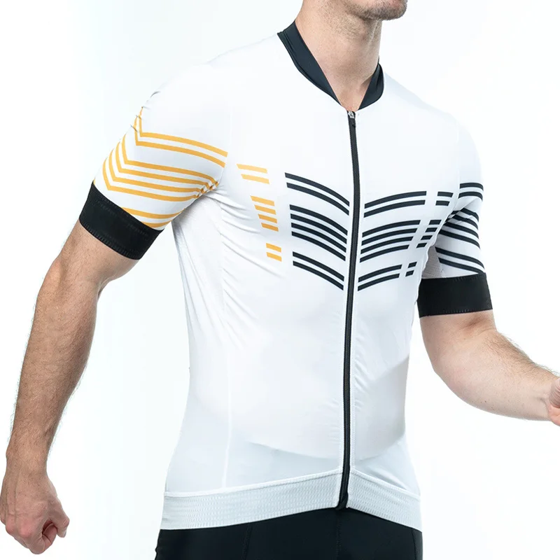 Summer Cycling Set Man Mountain Bike Clothing MTB Bicycle Wear Clothes Racing Maillot Ropa Ciclismo White Cycling Jersey Set