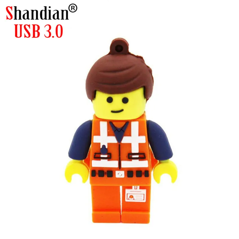 SHANDIAN USB 3 0 Оптовая Продажа палка Lego Superman Batman серия мультфильм U диск 4 ГБ 8 16 32 64 флеш