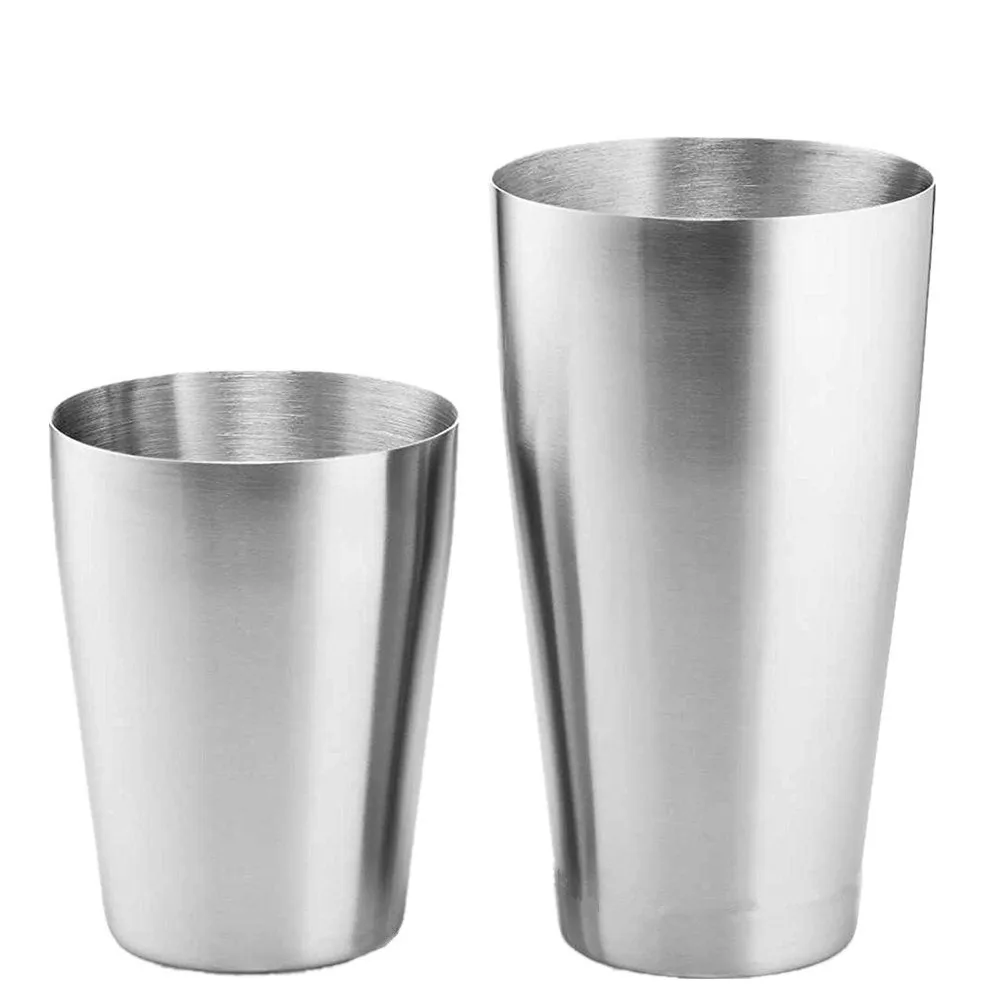 Stainless Steel Boston Shaker Cocktail Boston Shaker Mixing Cup Drink Bartender Bar Set Tool Kitchen Accessories^30