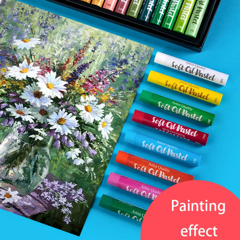 Mungyo 24/36/48 Colors Artists Quality Soft Oil Pastels Set MOPA Series Professional Art Supplies Drawing Set Art supplies