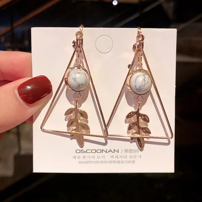 Серьги-клипсы, не пирсинг, для женщин, Ретро стиль, супер сказочные серьги, простые длинные серьги, Осень-зима, темпераментные серьги