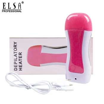

Mini Wax Heater Depilatory Roll on Wax Heater with Refillable Wax for Hair Removal Set Waxing Machine Melting Roller Hair Remove