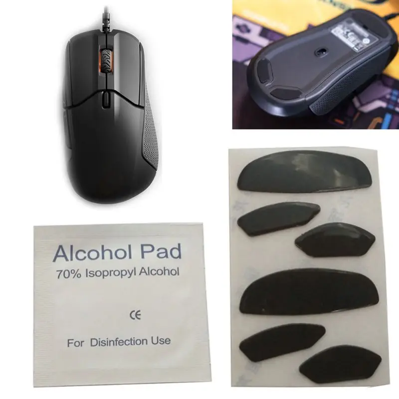 Ножки для мыши сменные толщиной 0 6 мм 2 шт. коньки из стали серии Rival 310 | Компьютеры