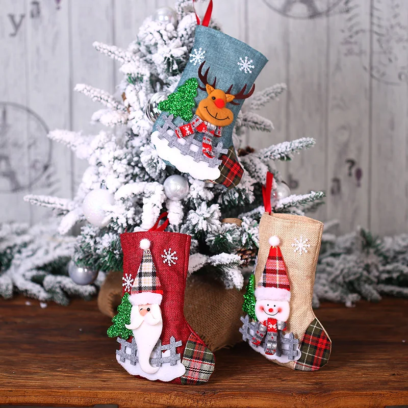 Подарки на год, сумка, Рождественский чулок, рождественские украшения для дома, Navidad, носки, Natal Tree Decoration Noel, сделай сам, поставки