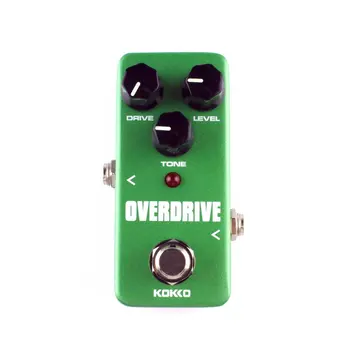 

KOKKO FOD3 Mini Overdrive Electric Guitar Effect Pedal Portable True Bypass Aluminium Body Tube Overload Guitar Stompbox
