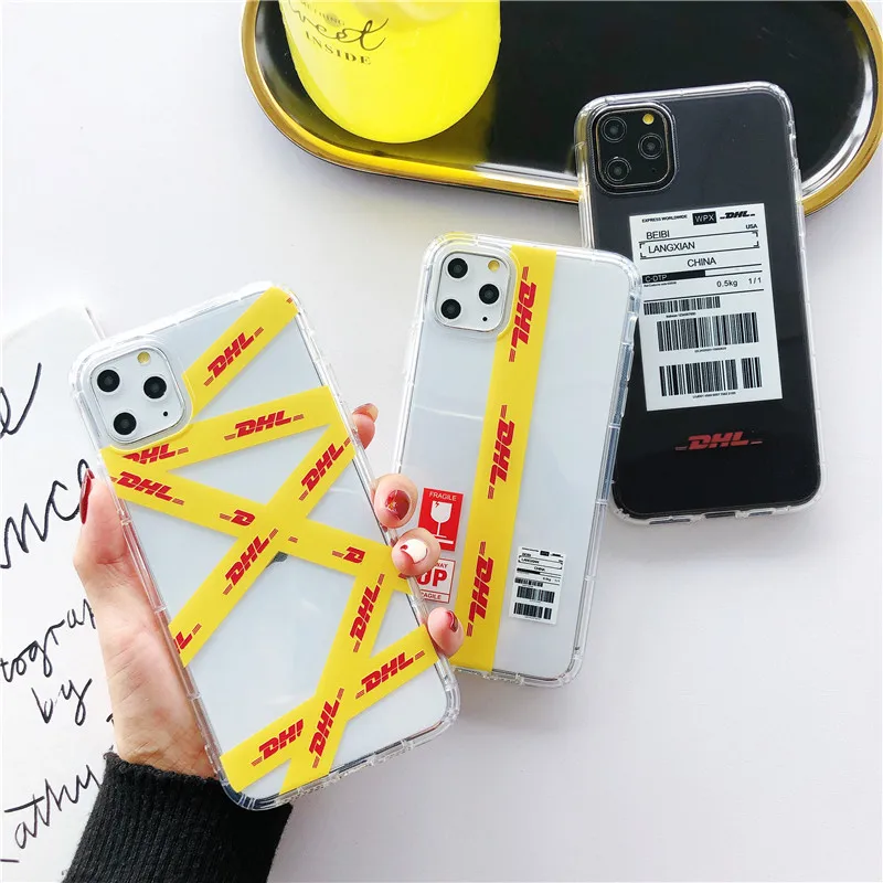 Роскошный дизайн прозрачный желтый чехол с надписью для iphone XS 11 Pro MAX XR X 7 8 6 6S plus