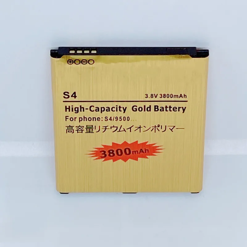Золотой сменный аккумулятор S4 для Samsung Galaxy i9500 i959 i9502 i9508 i337 i9505 золотой B600BC B600BE |