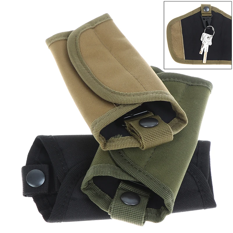 

Уличный военный Чехол Molle, тактический кошелек для ключей EDC, маленький карманный брелок, чехол, поясная сумка для ключей
