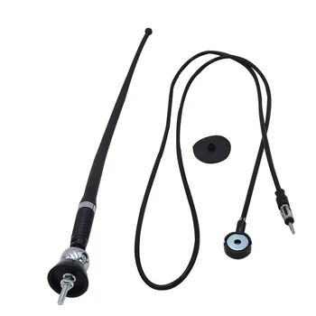 

36cm Universal Rubber Car Auto Roof Fender Antenna Signal Booster Amplifier Aerials Whip Mount Mast