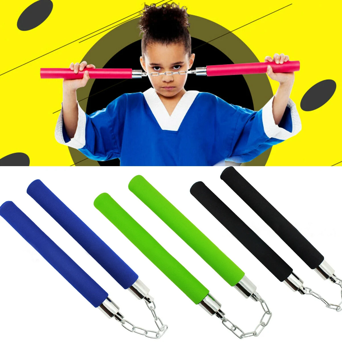 Makes Shopping Easy 24/7 Customer Service Kids Foam Nunchucks Nunchaku