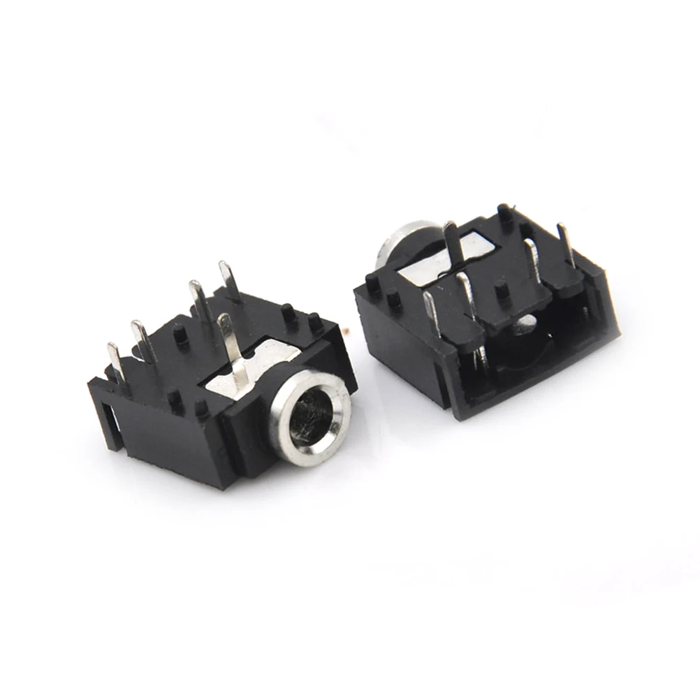 10PCS-Set 3.5mm 1-8 Female Audio Connector 3Pin Stereo Headphone Jack PCB Mount