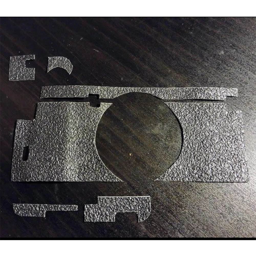 

1pc 5x7inch/2x8.5inch Grips Material Sheet Black Textured Rubber Grip Tape suitable for Guns Cell Phones Cameras Knives Tools