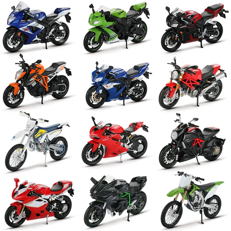 Модель мотоцикла Maisto 1:12 игрушка из сплава мотоцикл Panigale 1199 H2R внедорожные