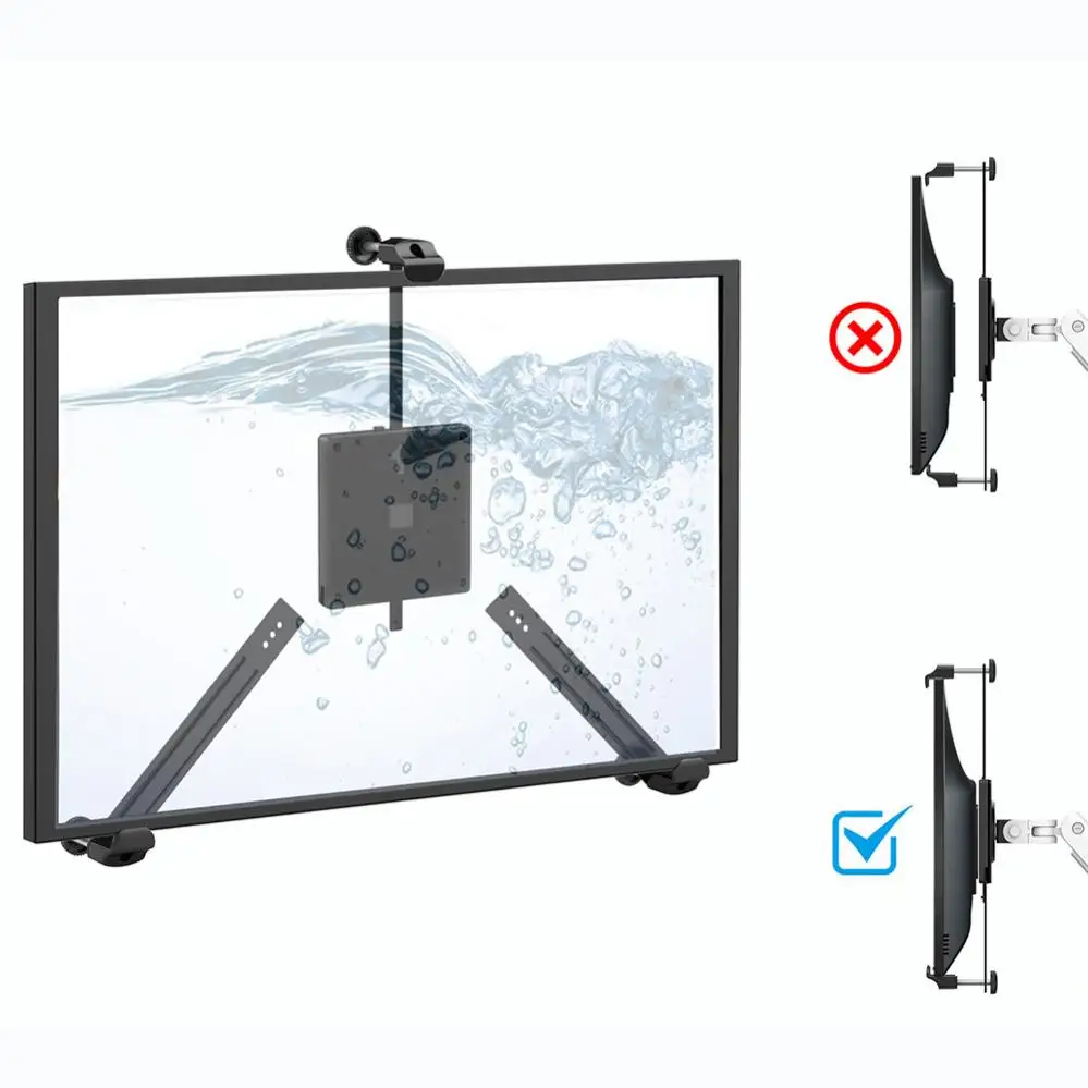 Furo de Montagem Suporte para Menos de 12kg Polegada Extensão Vesa Adaptador Fixação Suporte Monitor Nenhum Monitores Display Lcd 17-32 - Image 4