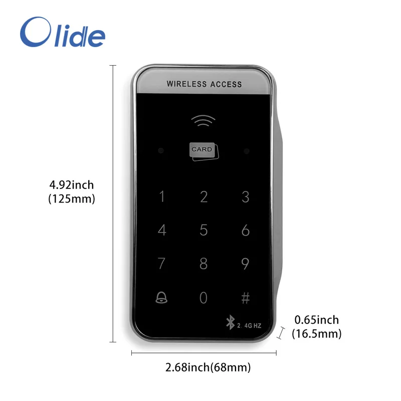 Olide DSW120 Электрический дверной доводчик с беспроводной пульт дистанционного