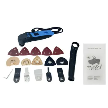 

37PCS 110V/220V Variable Speed Electric Multifunction Oscillating Tool Kit Multi-Tool Power Tool Electric Trimmer Saw Kit