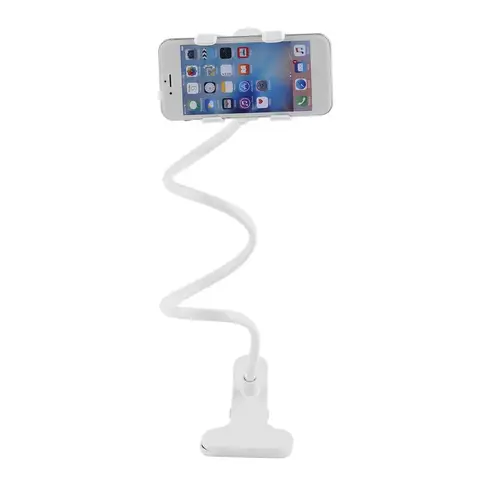 Shelf Bedside Mobile Phone Holder Clip For Smart Phone Adjustable Stand Holder Bed Table Desk Long Bending Foldable Support