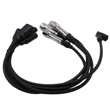 

5Pcs Ignition Wire Spark Plug Wires Set Ignition Lead Group 1H0998031 for Jetta Passat Cabrio