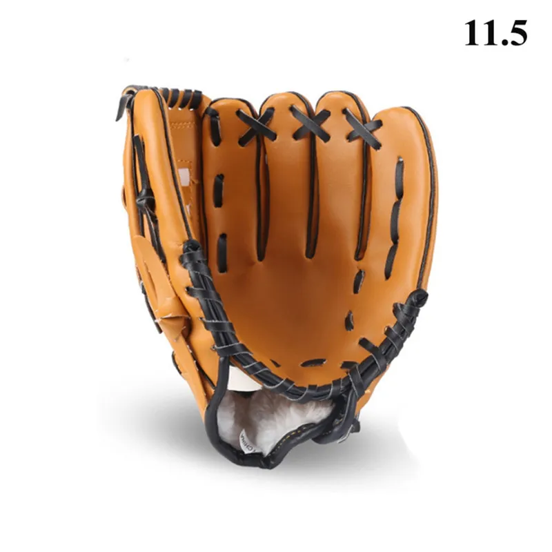 Outdoor Sports Three colors Baseball Glove Softball Practice Equipment Size 10.5/11.5/12.5 Left Hand for Adult Man Woman Train