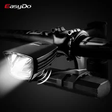 Easydo StVZO Certification Bicycle Light Professional MTB Road Bike Headlight Waterproof USB Charging LED Front Lamp Power Bank