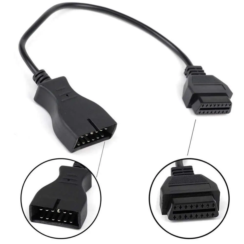 GM 12pin к OBD1 OBD2 разъем универсальный кабель преобразования с высоким качеством