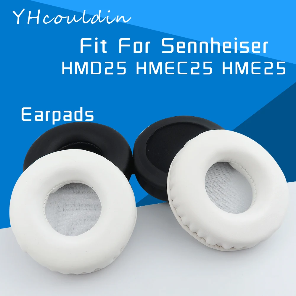 

Вкладыши YHcouldin для наушников Sennheiser HMD25 HMEC25 HME25, Сменные аксессуары для наушников из мятой кожи, мягкий материал