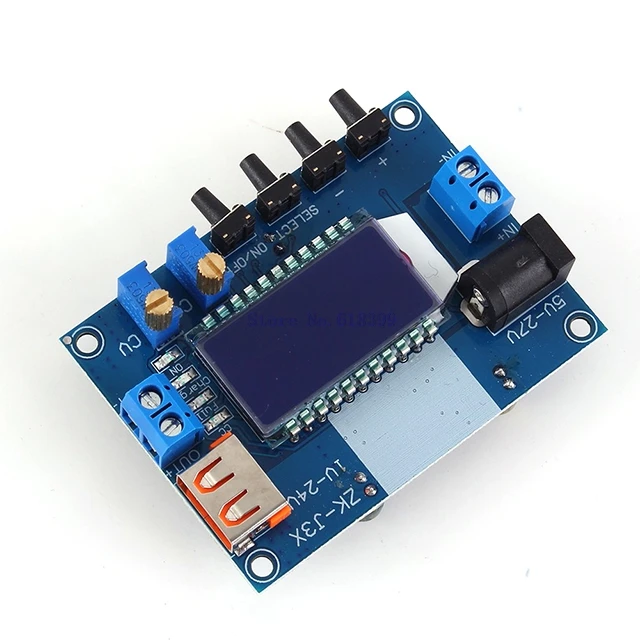

A7-- DC-DC 5V-27V to 1V-24V USB Step Down Power Supply Module Buck Voltage Converter Board with Shell