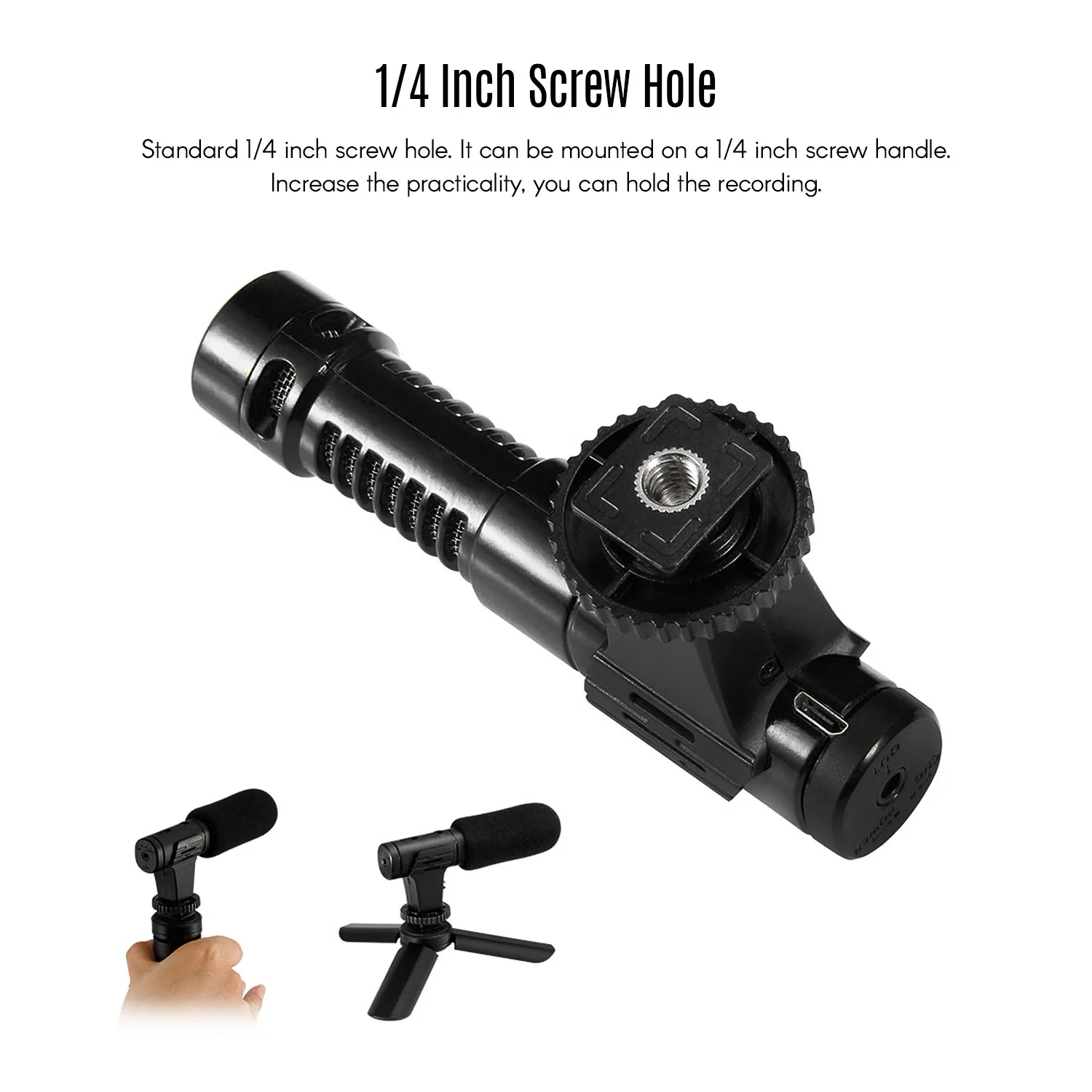 MAMEN MIC-07Pro микрофоном металлические наушники, супер-Cardioid Направленный видео мини-микрофон для смартфона с мониторинг в реальном времени Функция